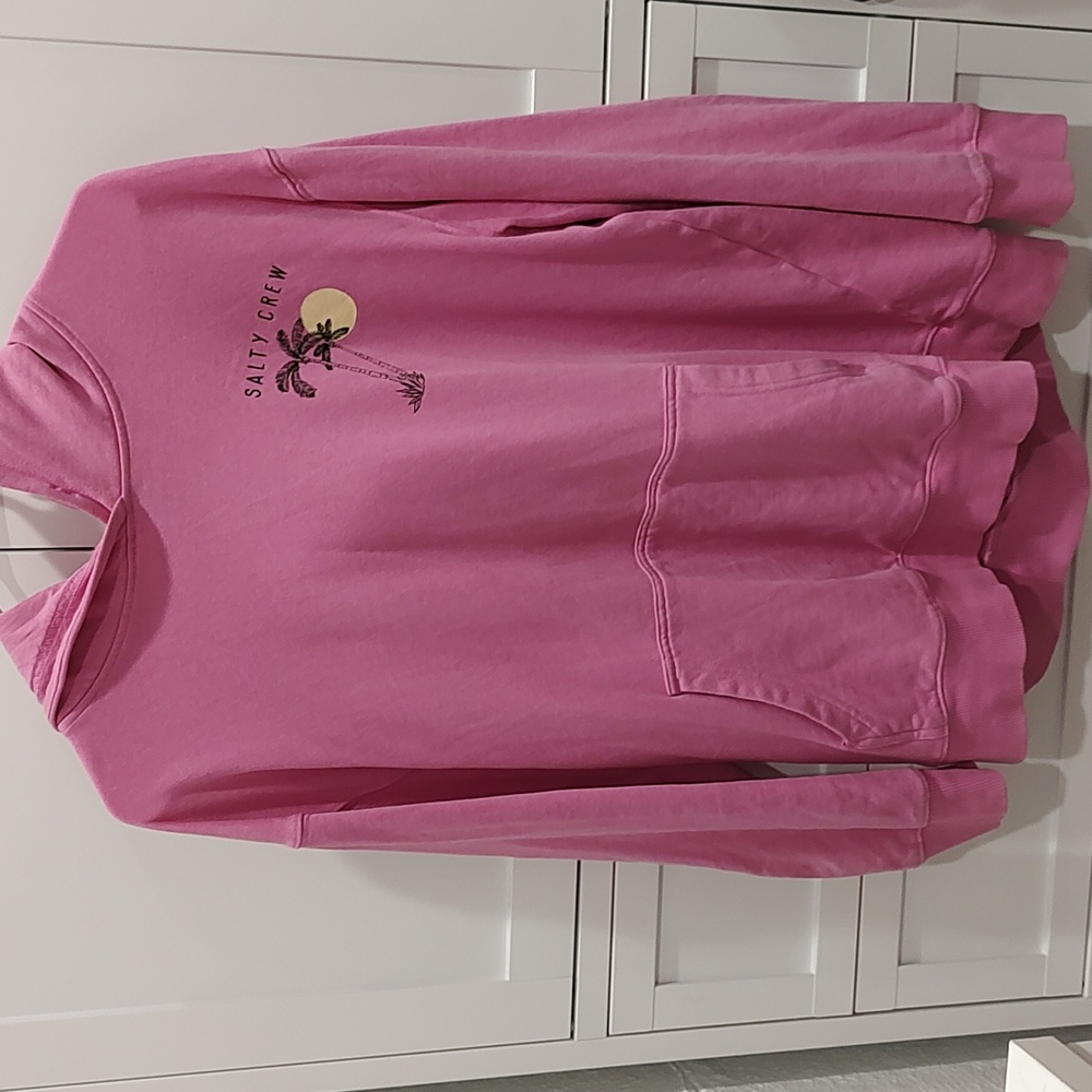 Pink Salty Crew, medium hoodie